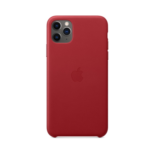 Чехол-крышка Apple для iPhone 11 Pro Max, кожа, красный