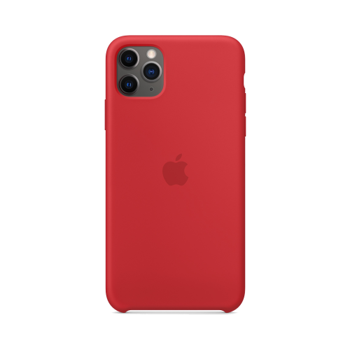 Чехол-крышка Apple для iPhone 11 Pro Max, силикон, красный