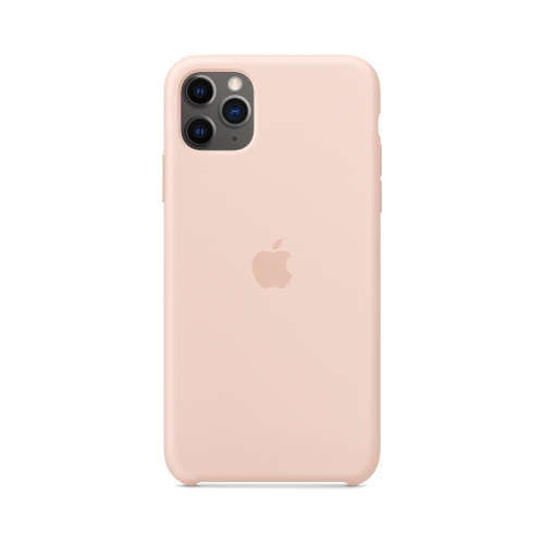 Чехол-крышка Apple для iPhone 11 Pro Max, силикон, розовый