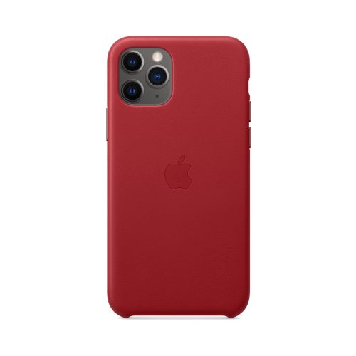 Чехол-крышка Apple для iPhone 11 Pro, кожа, красный