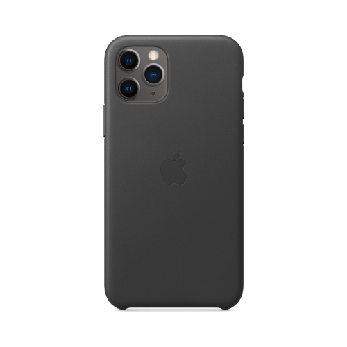 Чехол-крышка Apple для iPhone 11 Pro, кожа, черный