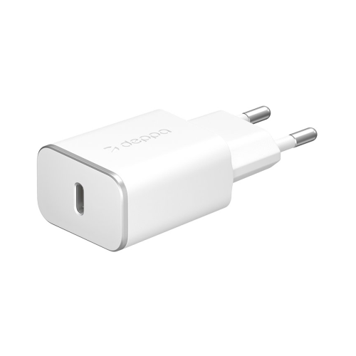 Зарядное устройство сетевое Deppa Type-C, белое