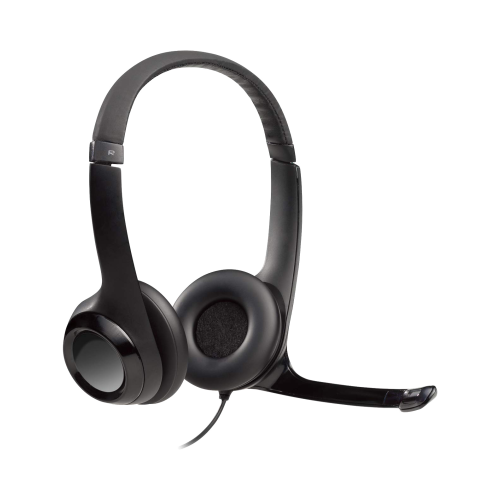 Проводная гарнитура Logitech H390, черная