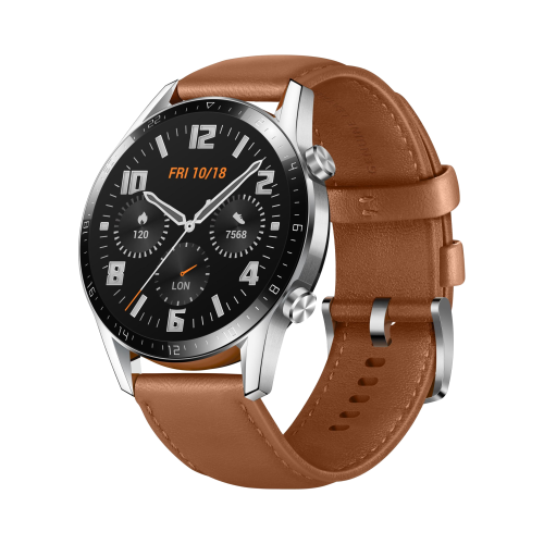 Умные часы HUAWEI Watch GT 2 46mm, темно-коричневые