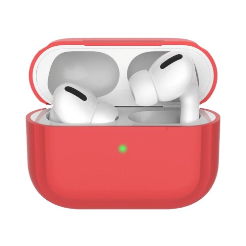 Чехол Deppa для футляра наушников Apple AirPods Pro, силикон, красный