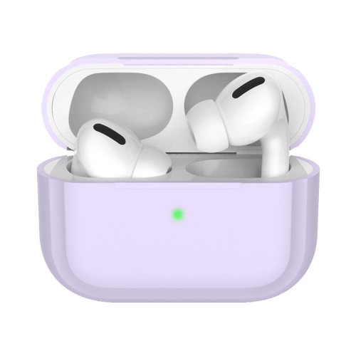 Чехол Deppa для футляра наушников Apple AirPods Pro, силикон, лавандовый