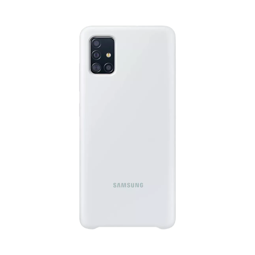 Чехол-крышка Samsung PA515TBEGRU для Galaxy A51, силикон, белый