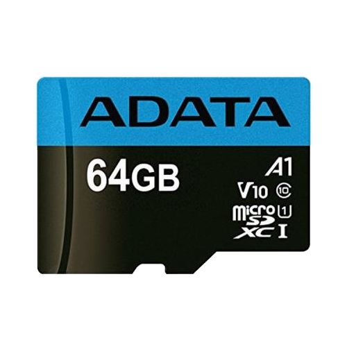 Карта памяти ADATA MicroSD XC 64 ГБ class 10 (10 A1 V10 UHS-I U1)