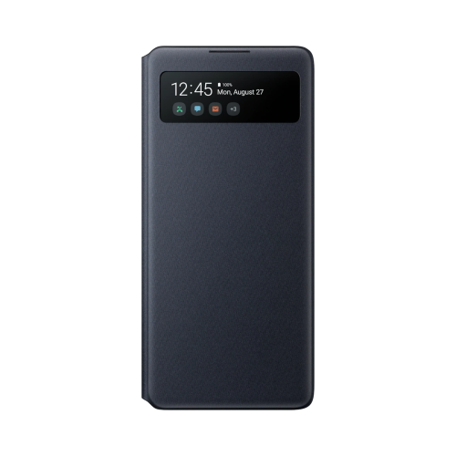 Чехол-книжка Samsung EF-EG770PBEGRU S View Wallet Cover для Galaxy S10 Lite, полиуретан, черный