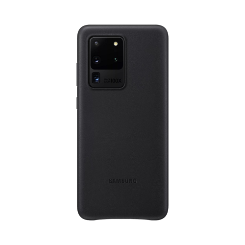 Чехол-крышка Samsung EF-VG988LBEGRU для Galaxy S20 Ultra, кожа, черный