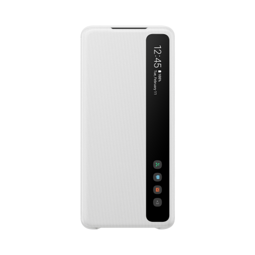 Чехол-книжка Samsung EF-ZG985CWEGRU для Galaxy S20+, полиуретан, белый