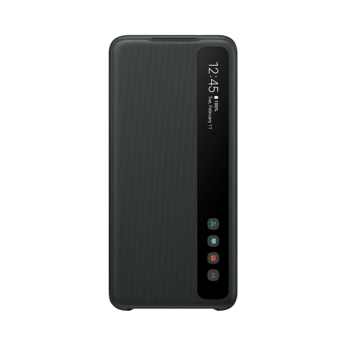 Чехол-книжка Samsung EF-ZG980CBEGRU для Galaxy S20, полиуретан, черный