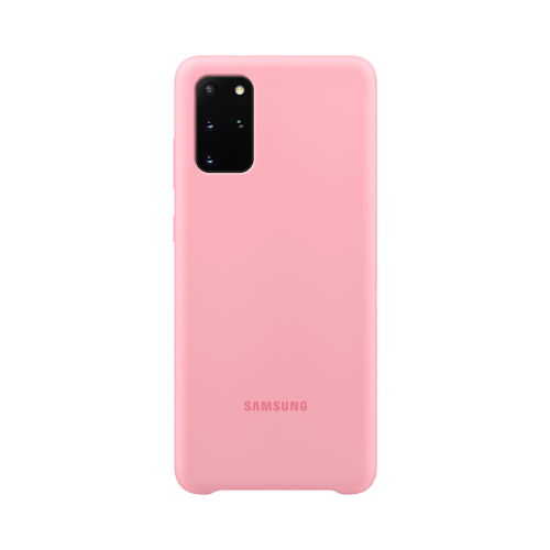 Чехол-крышка Samsung EF-PG985TPEGRU EF-PG985TBEGR для Galaxy S20+, силикон, розовый