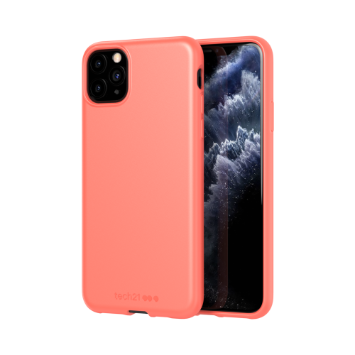 Чехол-крышка Tech21 Studio Colour для iPhone 11 Pro Max, полиуретан, коралловый