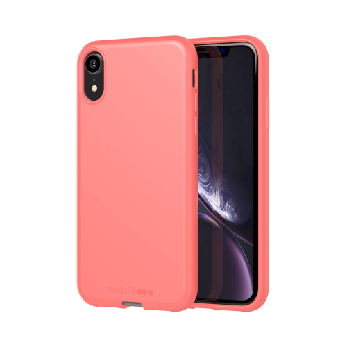 Чехол-крышка Tech21 Studio Colour для iPhone XR, полиуретан, коралловый