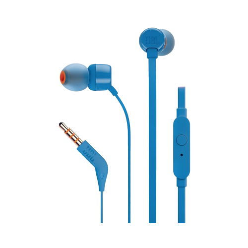 Проводная гарнитура JBL T110, синяя
