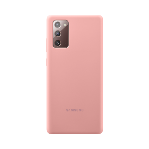 Чехол-крышка Samsung PN980TAEGRU для Note 20, силикон, розовый
