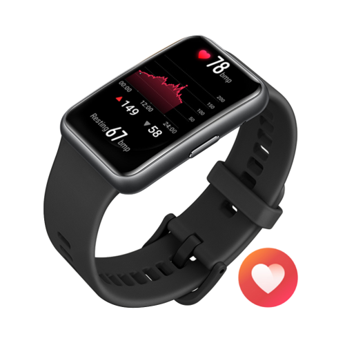 Умные часы HUAWEI Watch Fit, графитово-черные