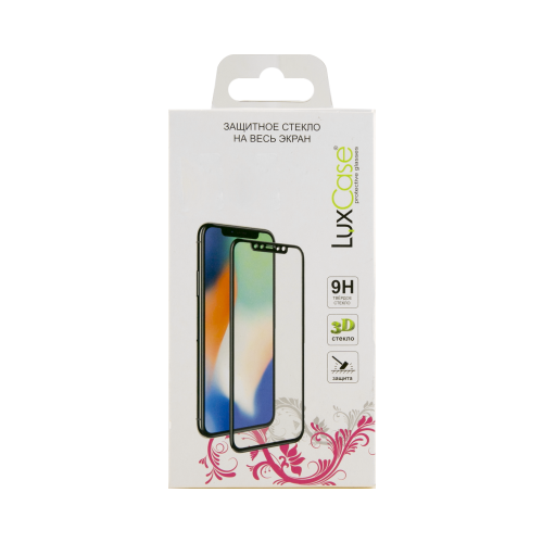 Защитное стекло LuxCase для Apple iPhone 7 Plus/8 Plus 3D (белое)