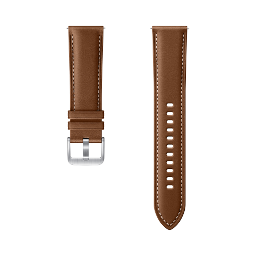 Ремешок для часов Samsung Galaxy Watch 3 45мм Stitch Leather Band, коричневый