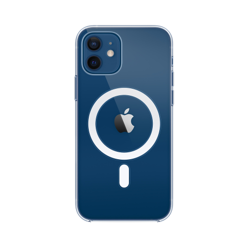 Чехол-крышка Apple MHLM3ZE/A MagSafe для iPhone 12 / 12 Pro, поликарбонат, прозрачный