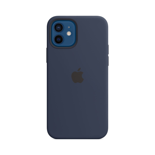 Чехол-крышка Apple MHL43ZE/A MagSafe для iPhone 12 / 12 Pro, силикон, синий