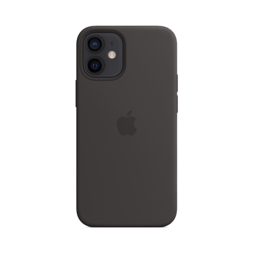 Чехол-крышка Apple MHKX3ZE/A MagSafe для iPhone 12 mini, силикон, черный