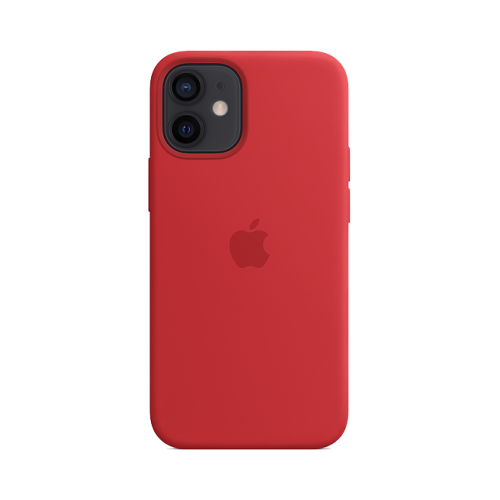 Чехол-крышка Apple MHKW3ZE/A MagSafe для iPhone 12 mini, силикон, красный