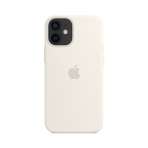 Чехол-крышка Apple MHKV3ZE/A MagSafe для iPhone 12 mini, силикон, белый
