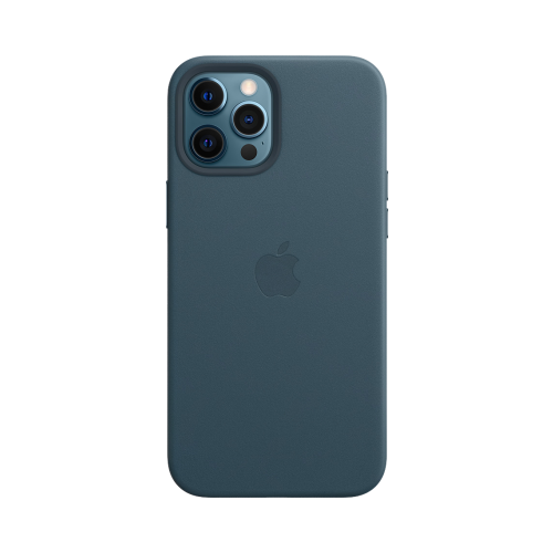 Чехол-крышка Apple MHKK3ZE/A MagSafe для iPhone 12 Pro Max, кожа, синий