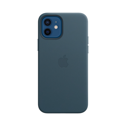 Чехол-крышка Apple MHKE3ZE/A MagSafe для iPhone 12 / 12 Pro, кожа, синий