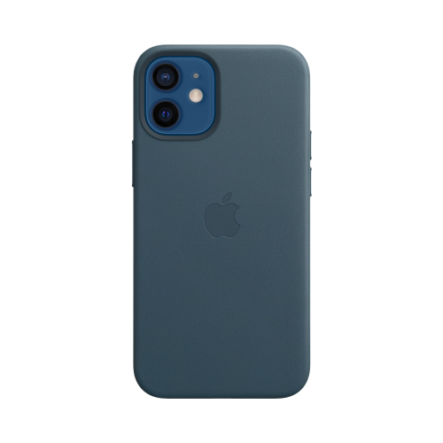 Чехол-крышка Apple MHK83ZE/A MagSafe для iPhone 12 mini, кожа, синий