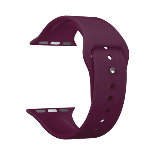 Ремешок Deppa Band Silicone для Apple Watch 42/44 mm, силиконовый, бургунди