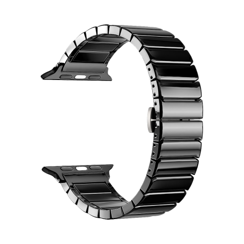 Ремешок Deppa Band Ceramic для Apple Watch 38/40 mm, керамический, черный