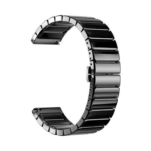 Ремешок Deppa Band Ceramic универсальный, 22 mm, керамический, черный