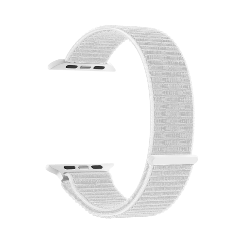 Ремешок Deppa из плетеного нейлона для Apple Watch 38-40мм на липучке, белый