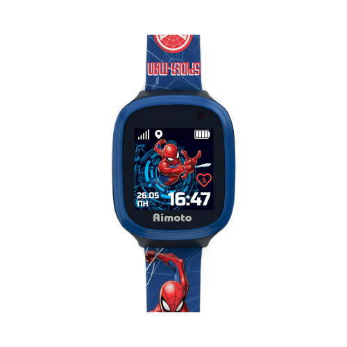 Часы-телефон Кнопка жизни детские Aimoto Marvel, "человек паук"
