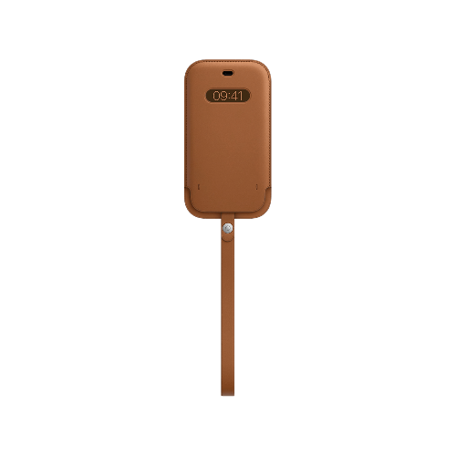 Чехол-конверт Apple MHYC3ZE MagSafe для iPhone 12/12 Pro, кожа, коричневый