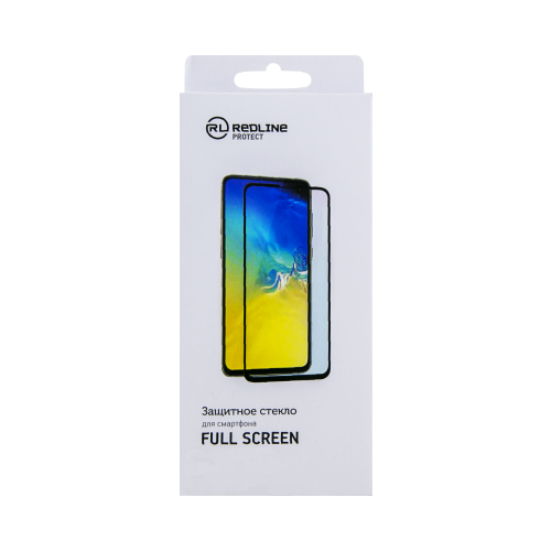 Защитное стекло RedLine Full Screen 3D для Huawei P40 (черная рамка)