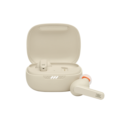 Bluetooth-гарнитура JBL LIVE Pro+, бежевая