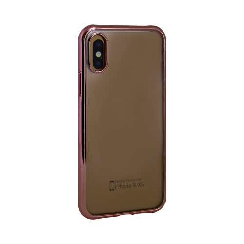 Чехол-крышка Miracase для iPhone X\Xs MR-8808, полиуретан, розовое золото