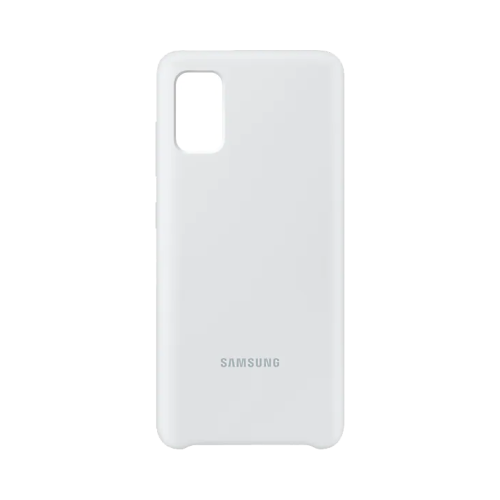 Чехол-крышка Samsung PA415TWEGRU для Galaxy A41, силикон, белый