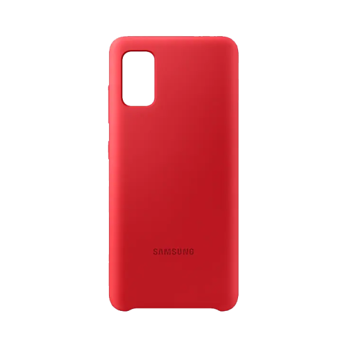 Чехол-крышка Samsung PA415TREGRU для Galaxy A41, силикон, красный