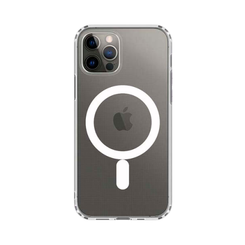 Чехол-крышка Deppa Gel MagSafe для iPhone 12 / 12 Pro, термополиуретан, прозрачный