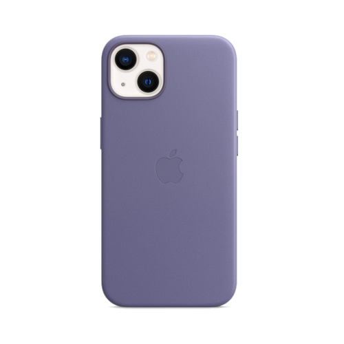 Чехол-крышка Apple MM163ZE/A MagSafe для iPhone 13, кожа, сиреневая глициния