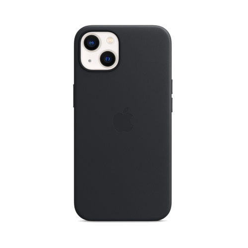 Чехол-крышка Apple MM183ZE/A MagSafe для iPhone 13, кожа, тёмная ночь