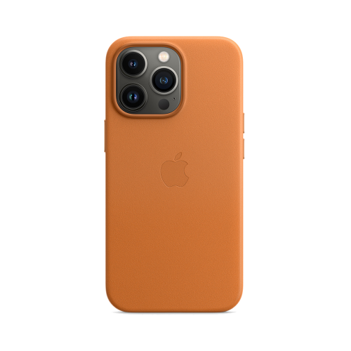 Чехол-крышка Apple MM193ZE/A MagSafe для iPhone 13 Pro, кожа, золотистая охра