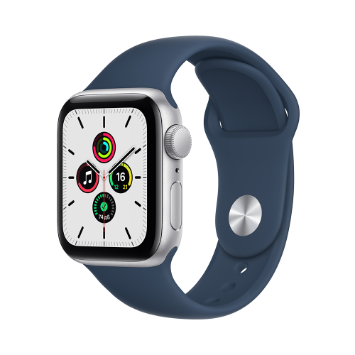 Умные часы Apple Watch SE, 40 мм, серебро (MKNY3RU/A)