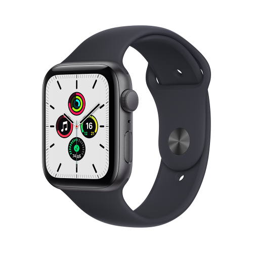 Умные часы Apple Watch SE, 44 мм, серый космос (MKQ63RU/A)
