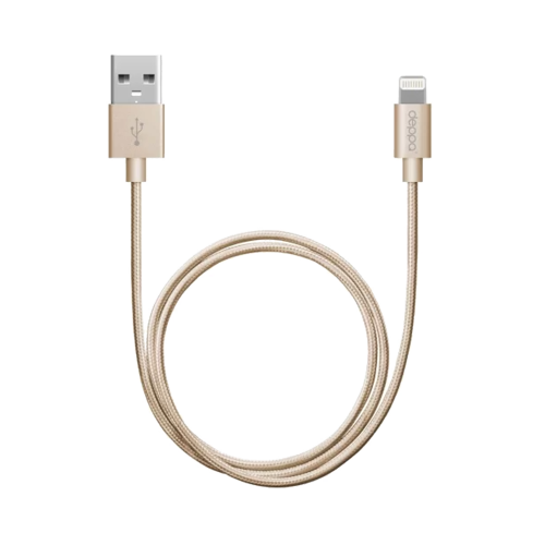 Кабель Deppa USB - Lightning, золотой